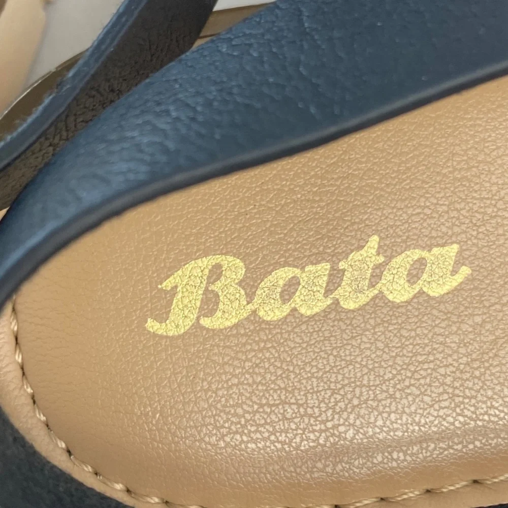 BATA Ankle Buckle Sandals Women’s in Black *Marked Size 6, Fits larger*